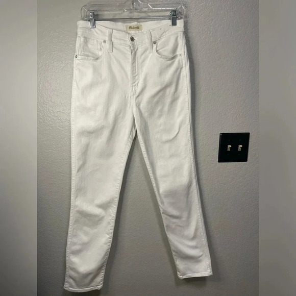NWOT Madewell White Stovepipe Ankle Jeans size 28 - Picture 2 of 6